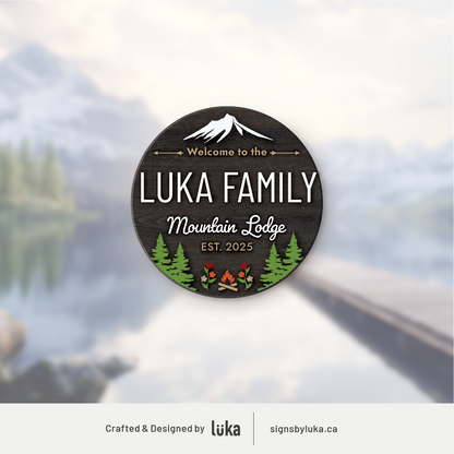 Cottage Signs - Oasis Round