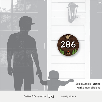 Number Signs - Oasis Round