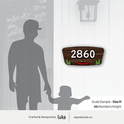 Number Signs - Palm Plate