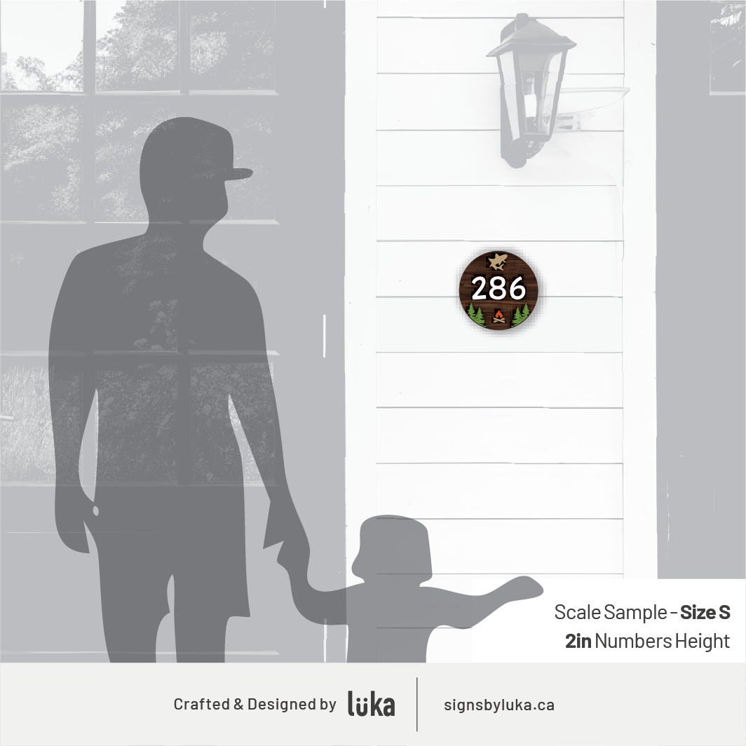 Number Signs - Oasis Round