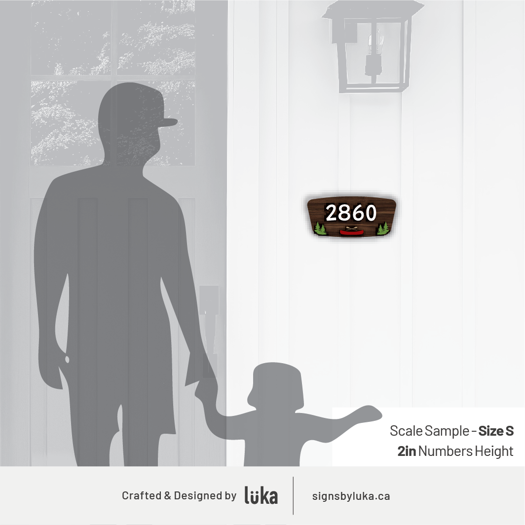 Number Signs - Palm Plate