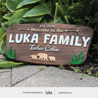 Cottage Signs - Palm Plate