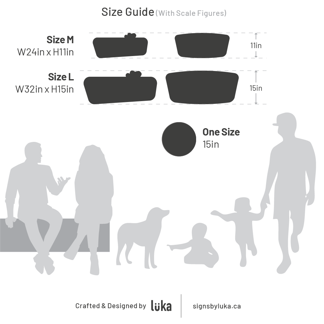 Cottage Signs - Oasis Round