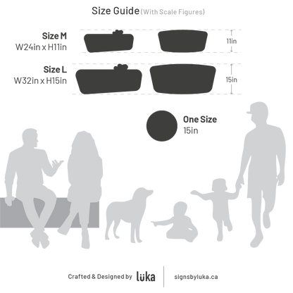 Cottage Signs - Oasis Round