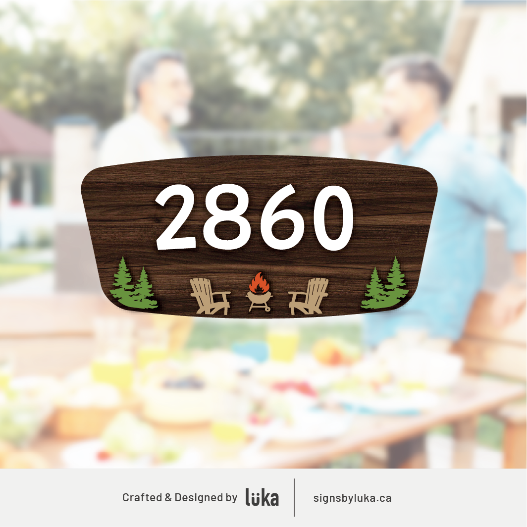 Number Signs - Palm Plate