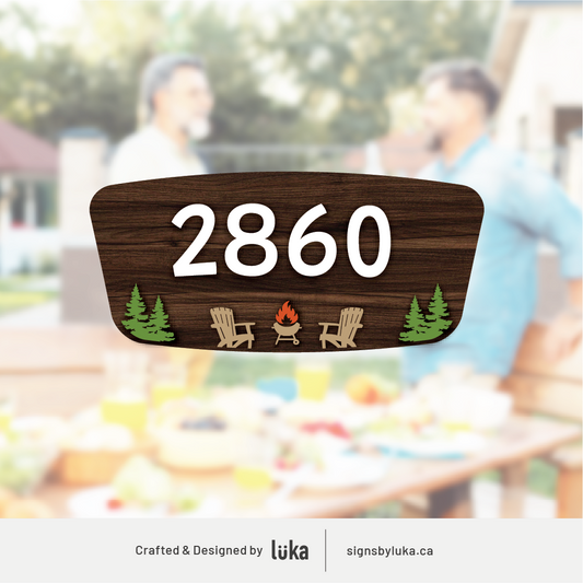 Number Signs - Palm Plate