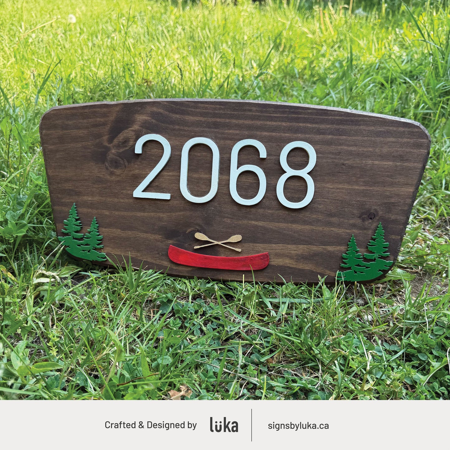 Number Signs - Palm Plate