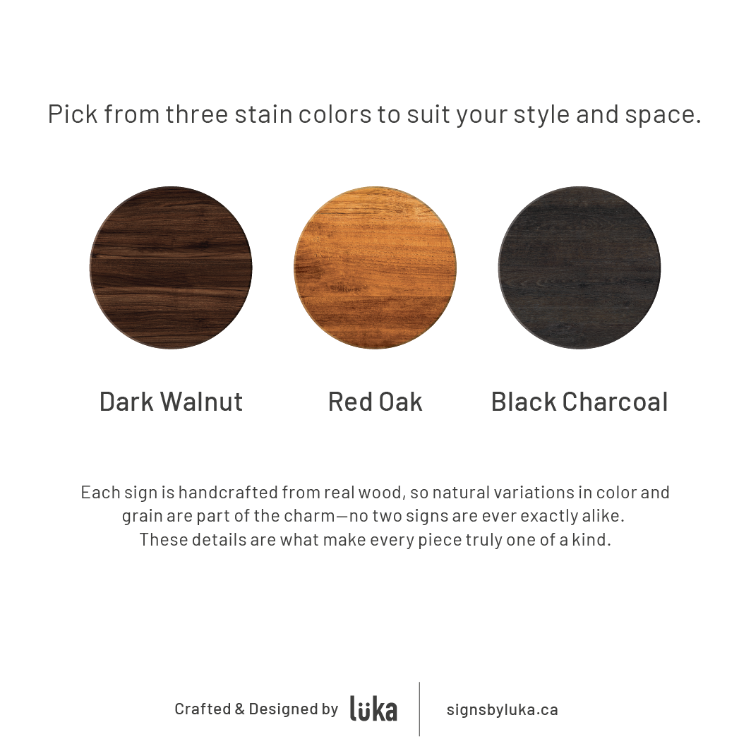 Backyard Signs - Signature