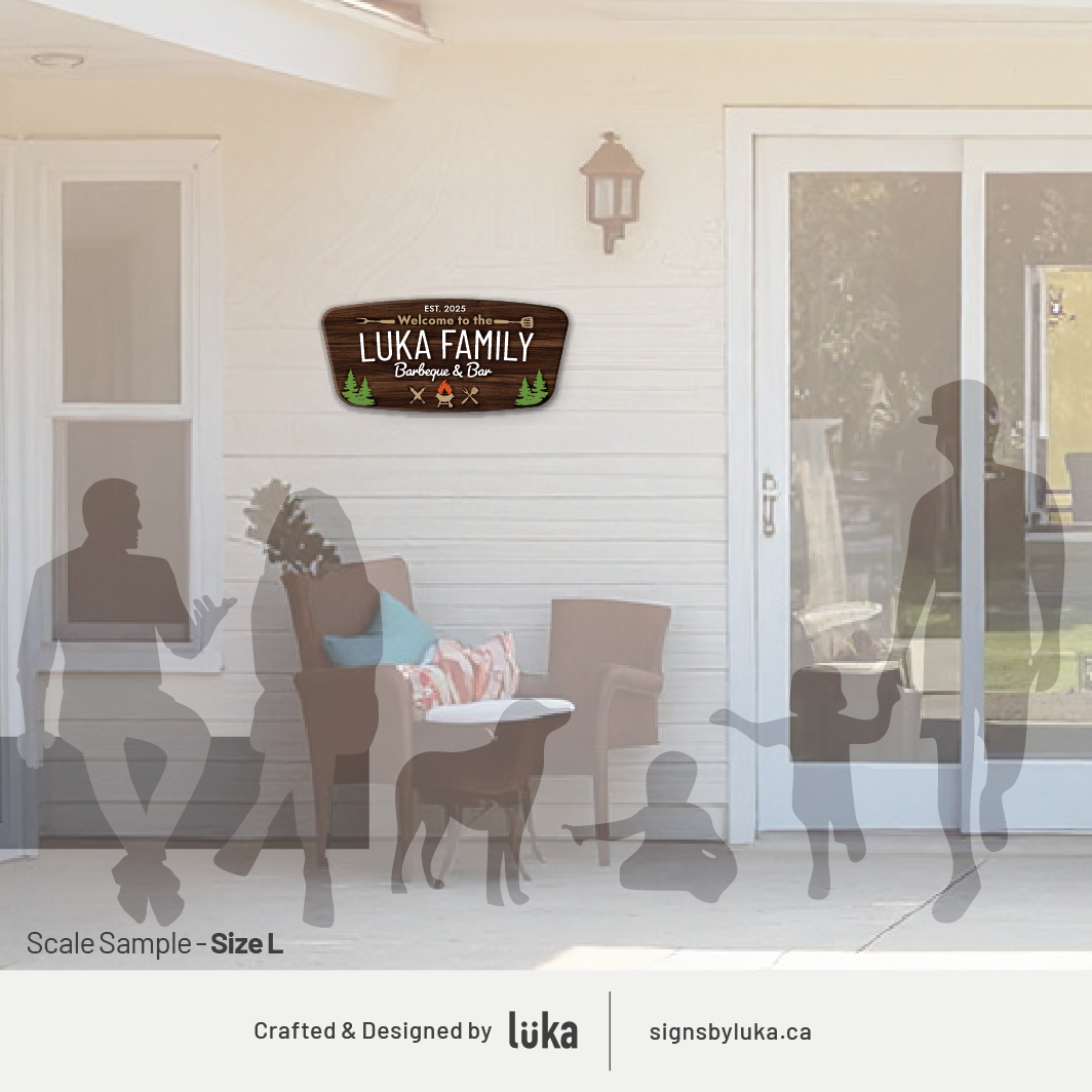 Backyard Signs - Palm Plate