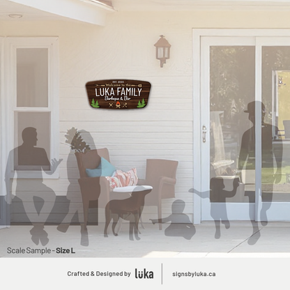 Backyard Signs - Palm Plate