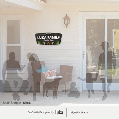 Backyard Signs - Palm Plate