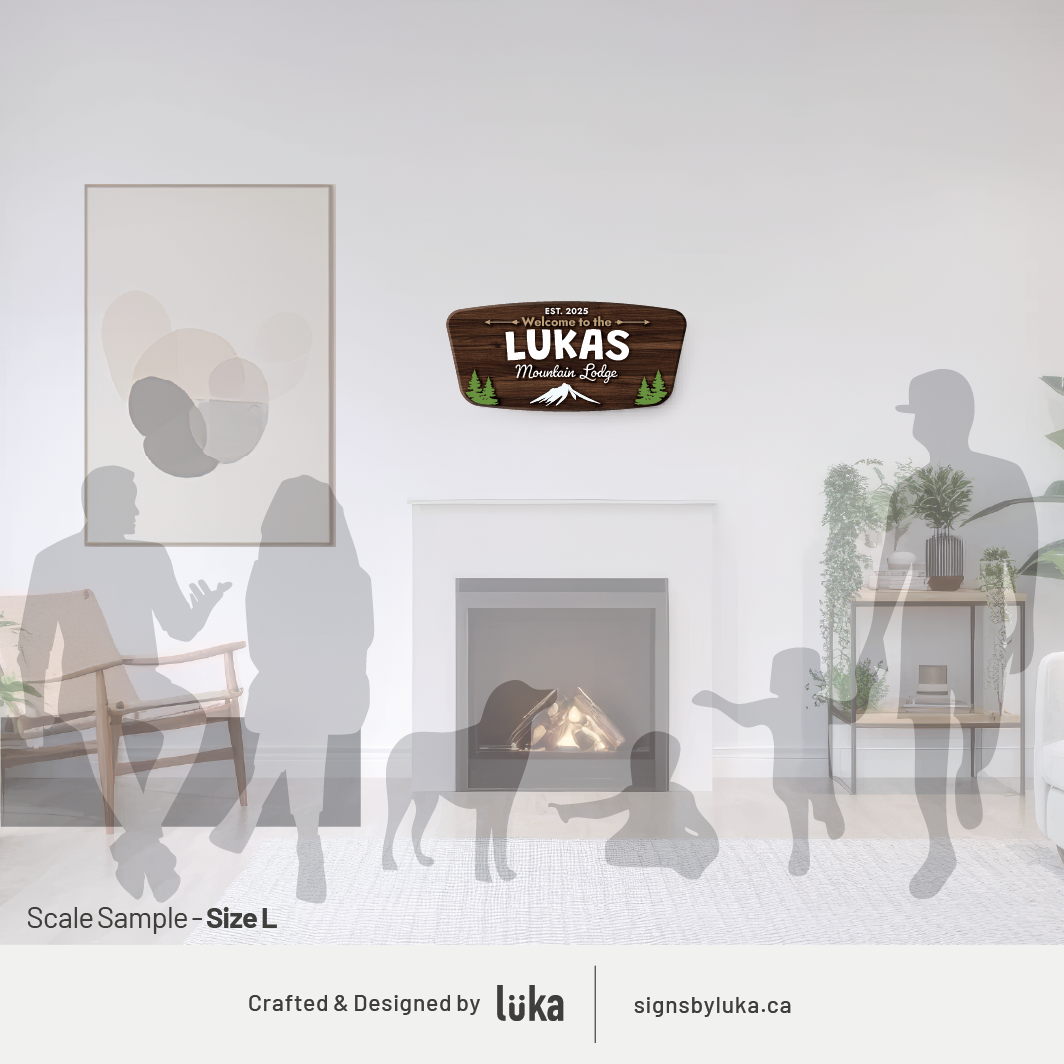 Cottage Signs - Palm Plate