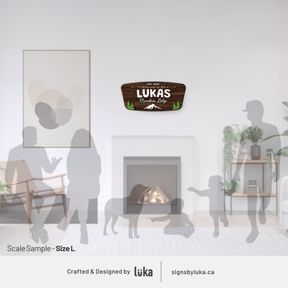 Cottage Signs - Palm Plate