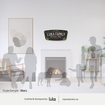 Cottage Signs - Palm Plate