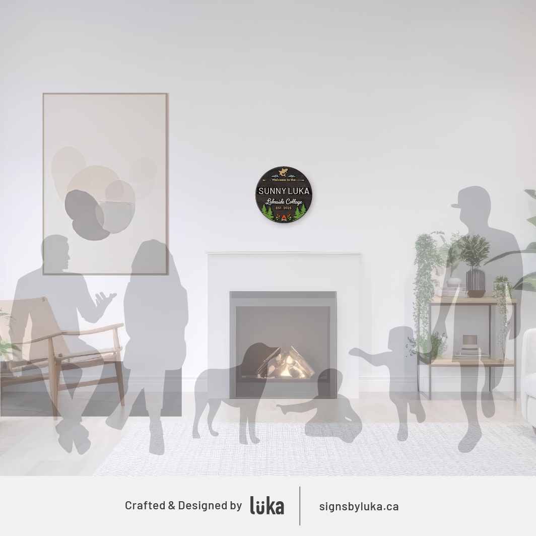 Cottage Signs - Oasis Round