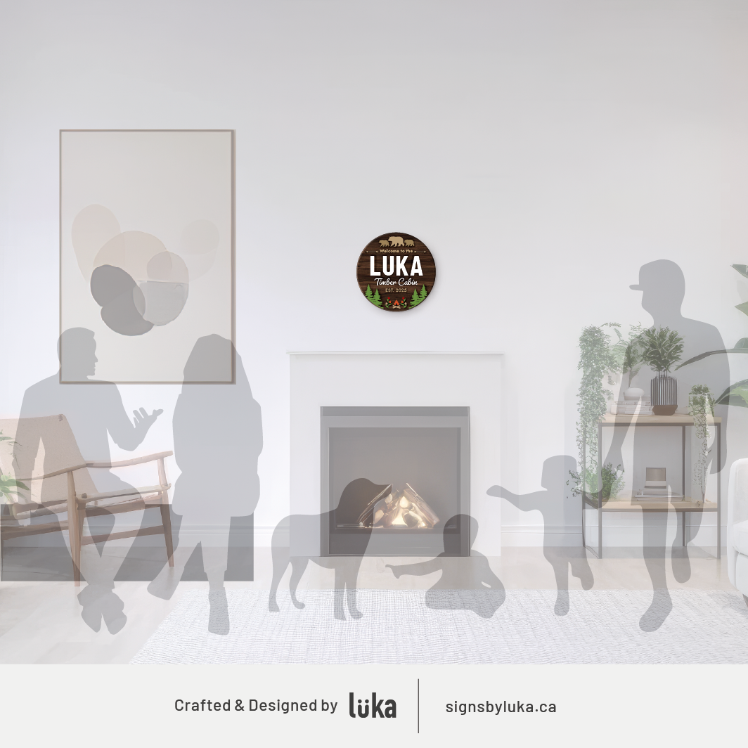 Cottage Signs - Oasis Round